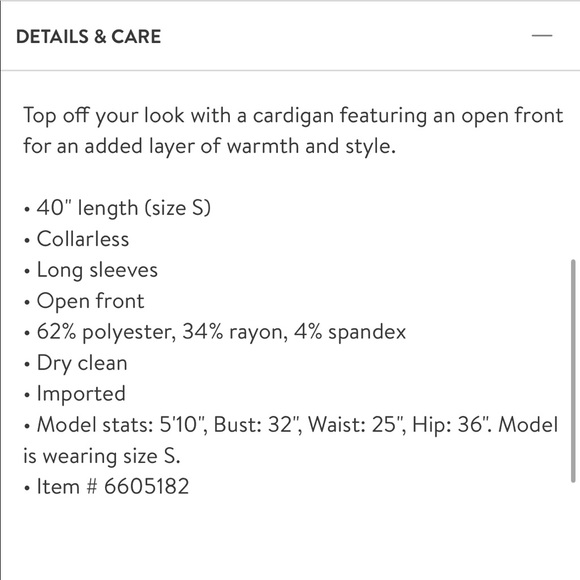 Calvin Klein Open Cardigan - Picture 3 of 6